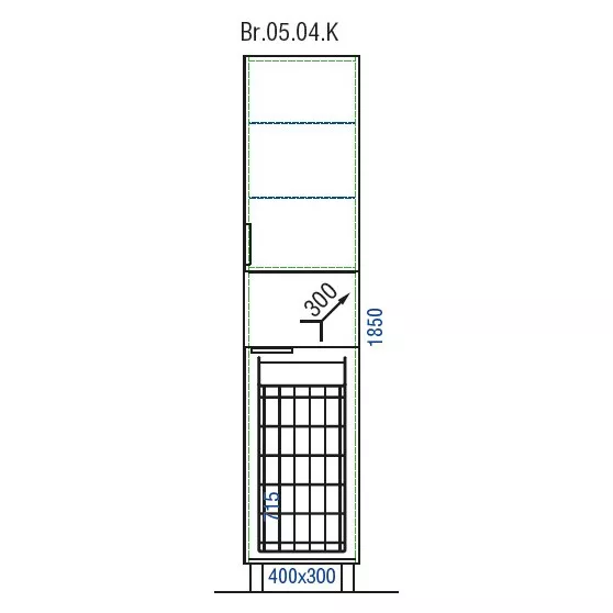 Plaza пенал 400