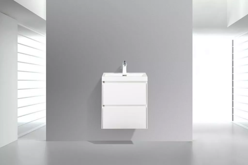 Тумба с раковиной belbagno pietra mini 40 l bianco lucido