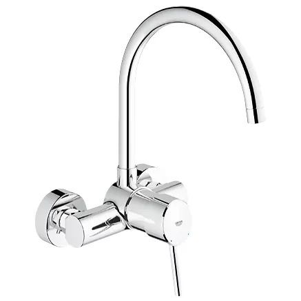 Смеситель для кухни grohe concetto new с высоким изливом хром 32663003