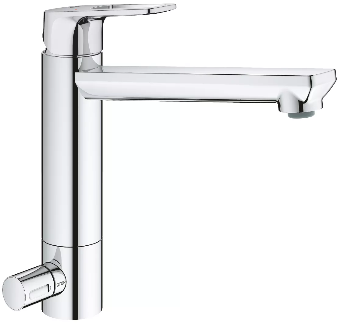 Смеситель для кухни grohe bauedge хром 31693000